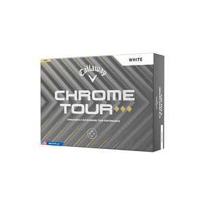 Callaway Chrome Tour Triple Diamond Golf Balls - White