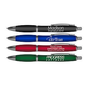 Madison Translucent Retractable Ball Point Pen