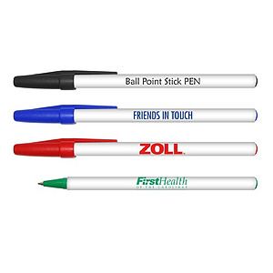 Round Ball Point Stick Pen