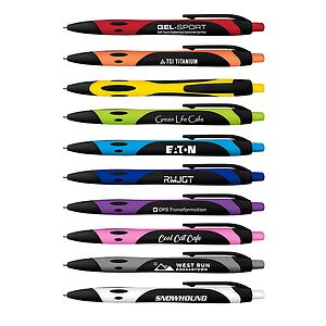 Gel Sport Soft Touch Rubberized Hybrid Ink Gel Pen - Black Ink