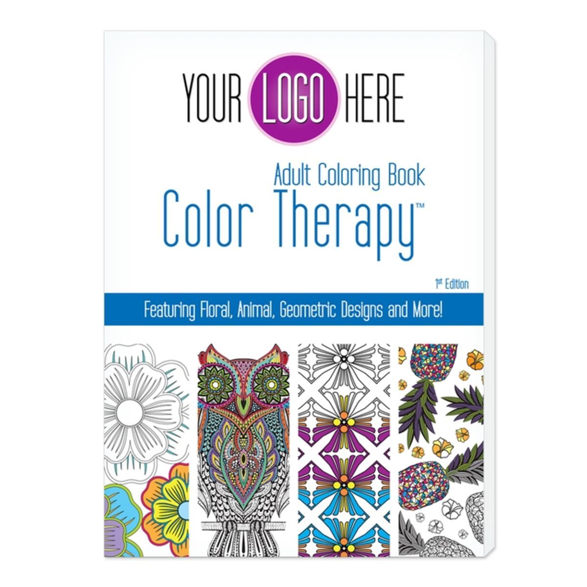 Color Therapy™ 24 Page Adult Coloring Book