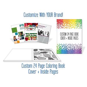 Custom 24 Page Coloring Book