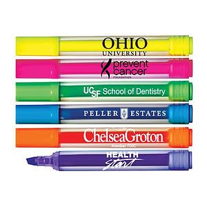 Brite Spots Clear Barrel Jumbo Highlighter - USA Union Made