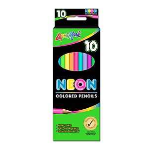 10 Pack Neon Colored Pencils 7" Pre-Sharpened - Assorted Colors