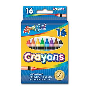 16 Pack Crayons - Assorted Colors