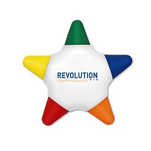 Crayo-Star 5 Color Star Shaped Crayon