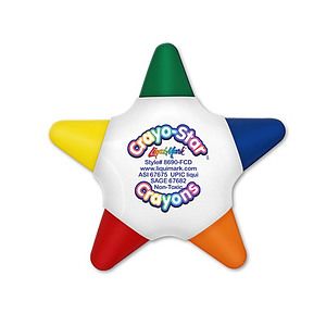 Crayo-Star 5 Color Star Shaped Crayon