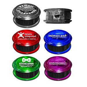 Round Pencil Sharpener with Sliding Cover