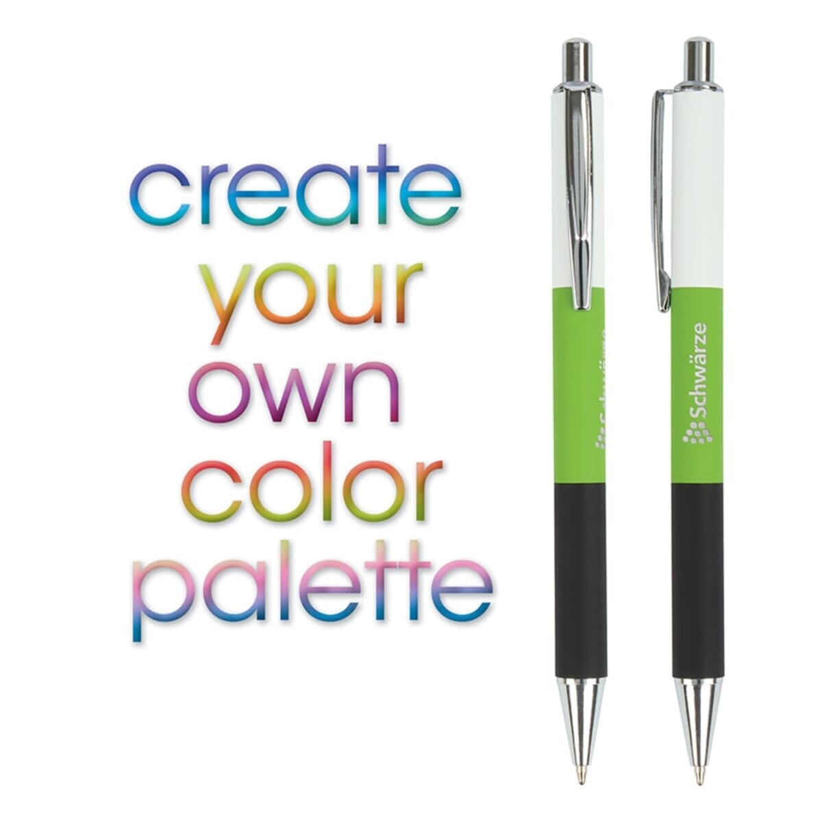Color-Pop Plunge-Action Aluminum Ballpoint Pen