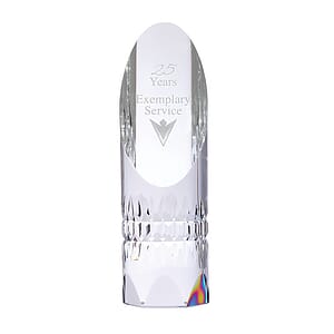 Alphard Slanted Crystal Trophy