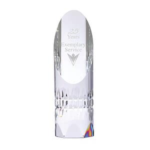 Alphard Slanted Crystal Trophy