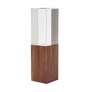 Cressida Crystal Tower with Wood Base