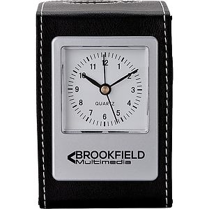 Alba Desk Clock & Pen Cup