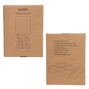 Bambu Bamboo Cheese Set