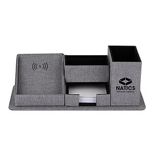 Amridge Wireless Charging Desk Organizer