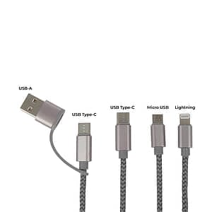 Virgo 9' RPET 5-in-1 Charging Cable