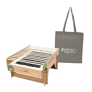 Raleigh CasusGrill™ Biodegradable BBQ Grill w/Recycled Cotton Tote Bag