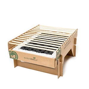 Raleigh CasusGrill™ Biodegradable BBQ Grill w/Recycled Cotton Tote Bag