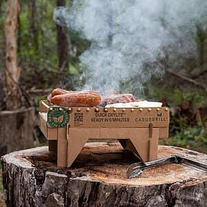 Raleigh CasusGrill™ Biodegradable BBQ Grill w/Recycled Cotton Tote Bag