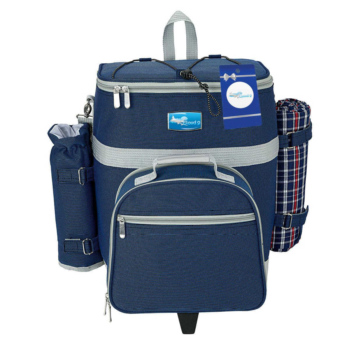 Promotional Haywood 4 person trolley picnic bag hangtag Personalized