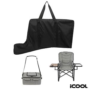 iCOOL Twin Peaks Deluxe Camping Chair With 18-Can Cooler