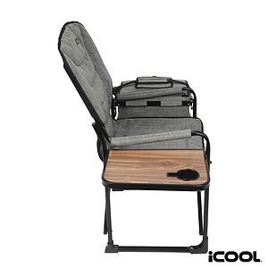 iCOOL Twin Peaks Deluxe Camping Chair With 18-Can Cooler