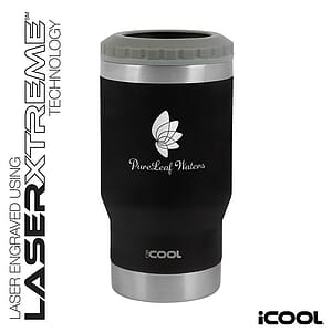 iCOOL® Oswego 14 oz. Double Wall Stainless Steel Can Cooler / Tumbler