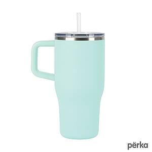 Perka® Myrton 20 oz. Double Wall, Recycled Stainless Steel Travel Mug