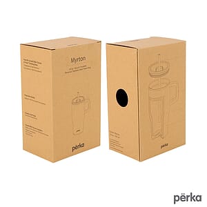 Perka® Myrton 20 oz. Double Wall, Recycled Stainless Steel Travel Mug