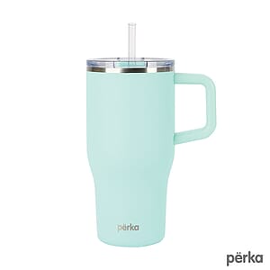 Perka® Myrton 20 oz. Double Wall, Recycled Stainless Steel Travel Mug