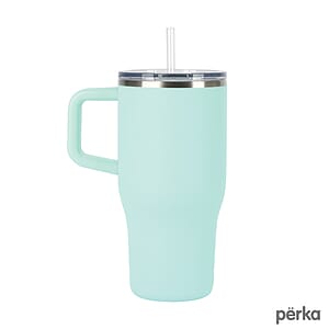 Perka® Myrton 20 oz. Double Wall, Recycled Stainless Steel Travel Mug