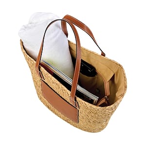 Akena Natural Hyacinth Grass Tote