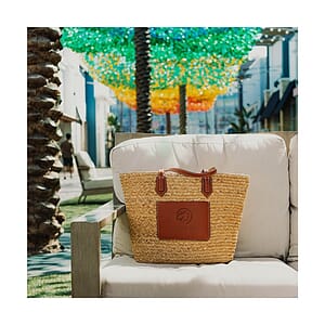 Akena Natural Hyacinth Grass Tote