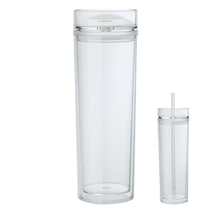 16 oz. Double Lid Hot / Cold Tumbler