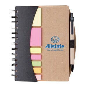 Mini Journal with Pen, Flags & Sticky Notes