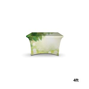 DisplaySplash 4' RPET Stretch Table Cover