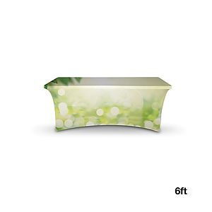 DisplaySplash 6' RPET Stretch Table Cover