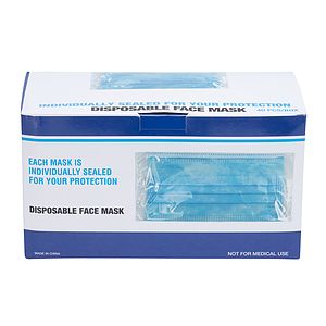 Shield II Box of 40pcs Individually Bagged Disposable Face Masks