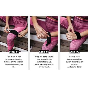 Handy Band 3-Layer Cotton Blend Face Mask