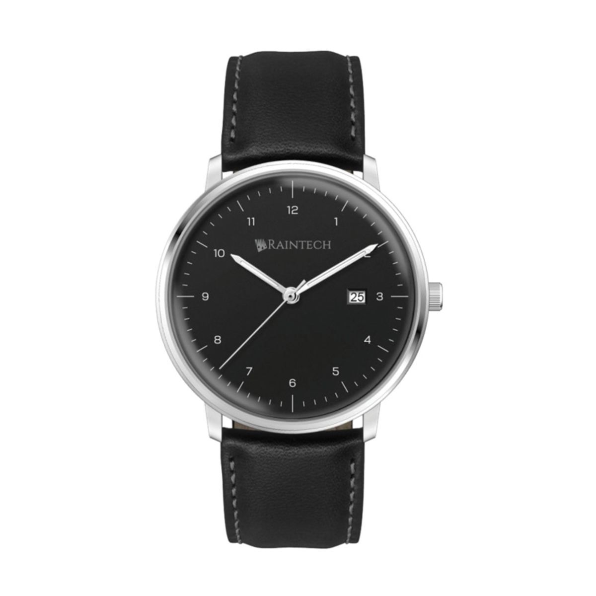  39MM SS  SILVER CASE, 3-HAND MVT, DTE