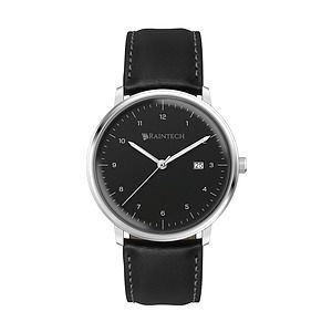  39MM SS  SILVER CASE, 3-HAND MVT, DTE