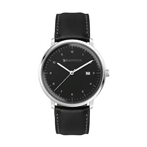  39MM SS  SILVER CASE, 3-HAND MVT, DTE