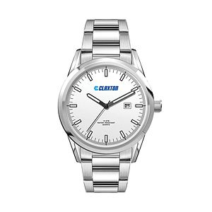 42MM SS, SILVER CASE,  3-HAND MVT, DTE