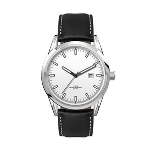 42MM SS, SILVER CASE,  3-HAND MVT, DTE