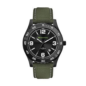 42MM, BLACK METAL CASE, 3-HAND MVT, DTE