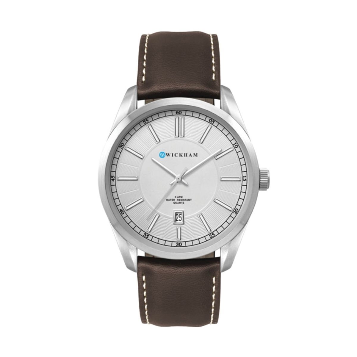  42MM, SILVER METAL CASE, 3-HAND MVT, DTE