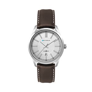  33MM, SILVER METAL CASE, 3-HAND MVT, DTE