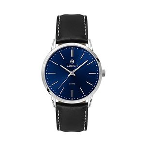 39.5MM, SILVER METAL CASE, 3-HAND MVT