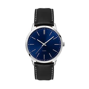 39.5MM, SILVER METAL CASE, 3-HAND MVT