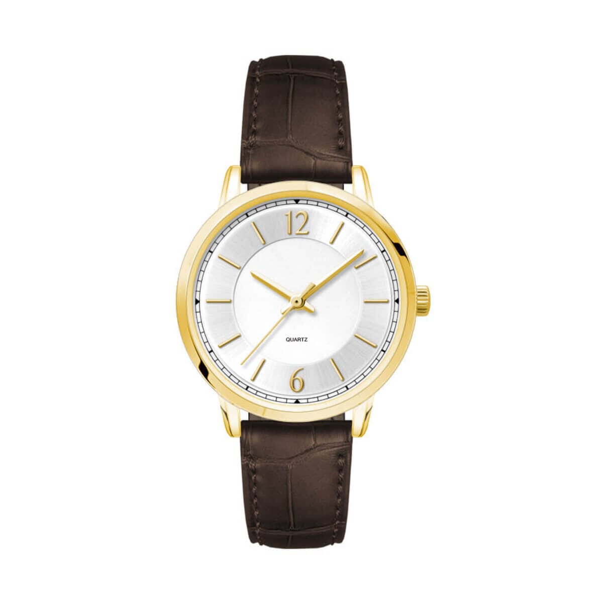 30.5MM, GOLD METAL CASE, 3-HAND MVT